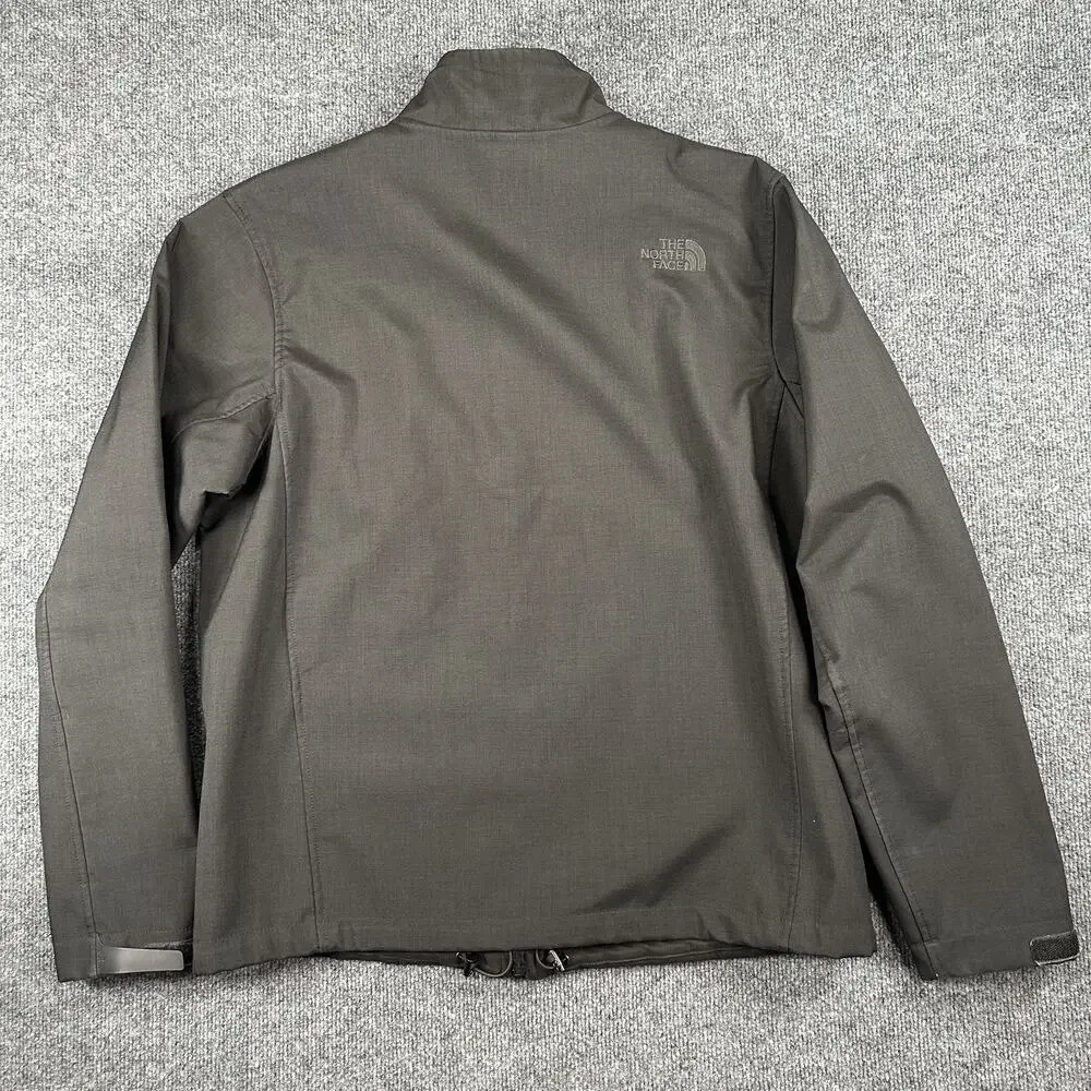 The North Face Men's Apex Softshell Jacket Black Full Zip Fleece Lined Size L